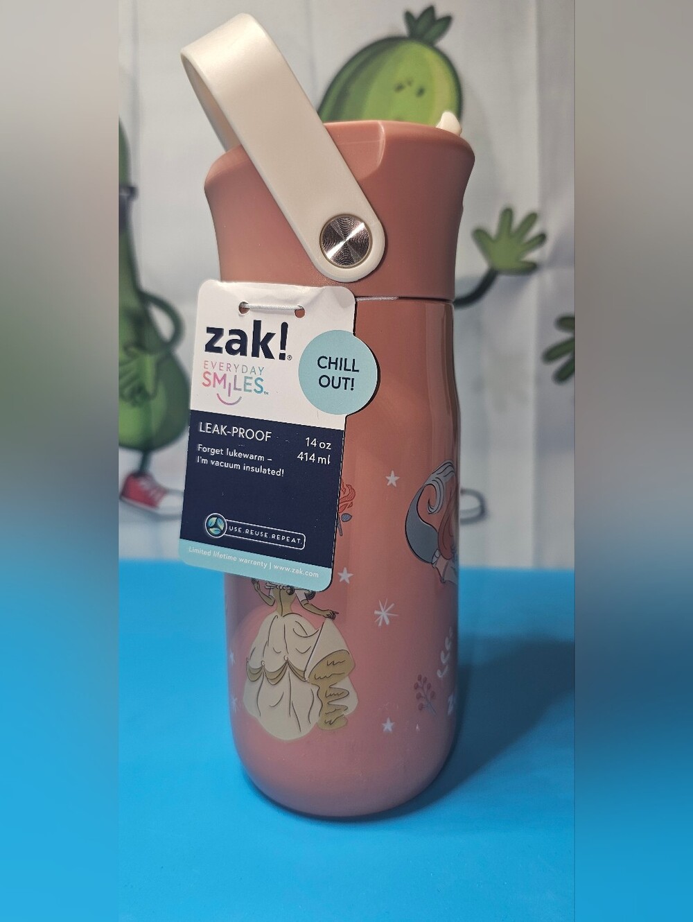 Zak 14oz Disney Princess Insulated Tumbler